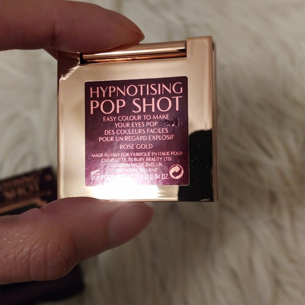 💖FIRM! NWT CHARLOTTE TILBURY HYPNOTISING POP SHOT EYESHADOW ROSEGOLD (LIMITED E - Picture 9 of 13